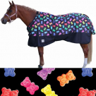 Rugged Ride Gummy Bears 1200 Denier Waterproof Adjustable Neck Turnout Sheet
