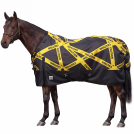 Rugged Ride Caution Tape 1200 Denier Adjustable Neck Turnout Sheet - Mini/Pony