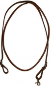 Leather Roping Reins with Center Roll