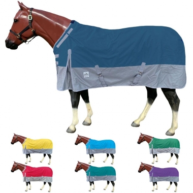 Rugged Ride 1200 Denier Waterproof Adjustable Neck Turnout Sheet - with ...