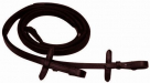 Showman 54 Inch Rubber English Reins