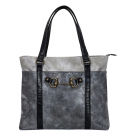 AWST Colorblock Snaffle Bit Tote Bag - Grey