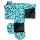 Saddle Cover - Turquoise Howdy