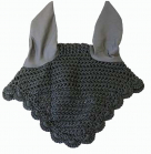 Fancy Fly Veil with Scallop Edge