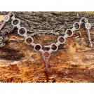 Schulz Equine Ring Breast Collar - Silver