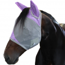 Rugged Ride Mesh Fly Mask with Ears - Geometric Triangle