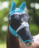 Shires Pro Fine Mesh Fly Mask With Nose and Air Stream Ears