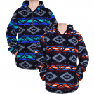 Shiloh Black Mesa Quarter Zip Fleece Hoodie