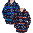 Shiloh Black Mesa Quarter Zip Fleece Hoodie