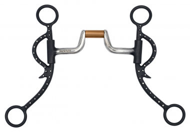 Showman Professional Series - Medium Shank Copper Hinge Ported Bit ...