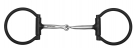 Showman Professional Series - Black D-Ring Smooth Single Jointed Bit - 5 Inch