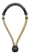 Showman Obsidian Rawhide Bosal