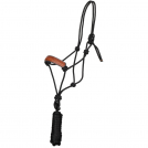 Showman Frontier Plait Cowboy Knot Halter with Lead