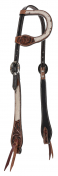 Showman Cowhide One Ear Headstall