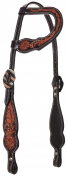 Showman Petal and Leaf One Ear Headstall