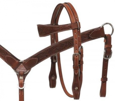 Showman 5/8 X 8' Oiled harness leather split reins