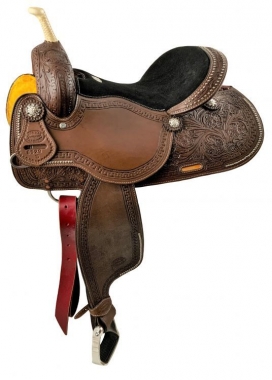 Showman Argentina Cow Leather Saddle - Thumbnail 3