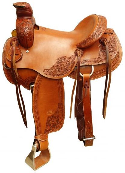 NEW HORSE TACK! SHOWMAN 7" Argentina Leather Back Cinch With Roller Buckles 