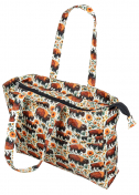 Showman Bison Blooms Travel Tote