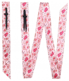 Showman Fancy Cowgirl Nylon Tie Strap and Off Billet Set