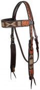 Showman Desert Loom Browband Headstall