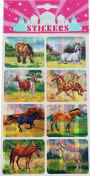 Holographic Horse Stickers - 8 Pack