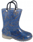 Smoky Mountain Child's Starlight Denim Blue Rain Boot