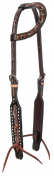 Showman Argentina Cow Leather Wildwood One Ear Headstall