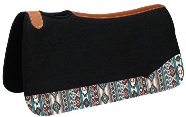 Tapis De Selle Profilé Showman 31x32 Cm - Tissage Radiant Fond Feutre - Réf 4949