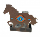 De Leon Collections Pecos Metal Horse Salt And Pepper Holder