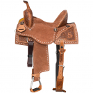Silver Royal Ca$h Barrel Style Saddle