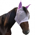 Rugged Ride Cool Lyte With Ripstop Fly Mask - Forelock Hole - With Ears<br>