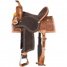 Silver Royal Short Go Barrel Style Saddle