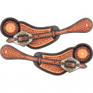 <br>Showman Men's Lawman Spur Strap