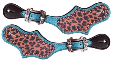 Tawny Cheetah with LV overlay spur straps