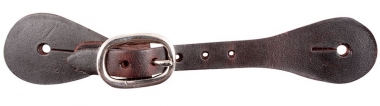 Martin Saddlery Pink Paint Wash and Tooled Spur Straps main image 1