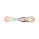 Tough1 Rainbow Glitter Baby Spur Straps