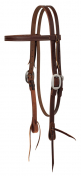 Weaver STS Ranch Signature Tack Harness Leather 3/4 inch Browband Headstall - Ranger