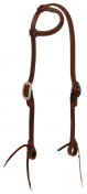 Weaver STS Ranch Signature Tack Harness Leather 3/4 inch Sliding Ear Headstall - Ranger