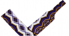 Rugged Ride Lycra Tail Bag - Purple Aztec