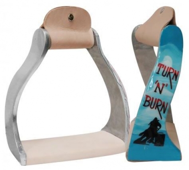 Showman Turn N Burn Stirrups