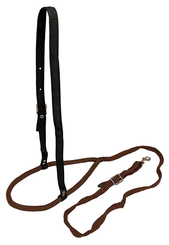 Brown Nylon Tie Down Adjustable Strap Western Horse Tack  Free Shipping 