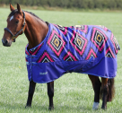 Shires Tempest Original 600 Denier 200 Gram Waterproof Turnout Blanket - Royal Aztec