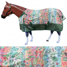 Showman 600 Denier Water Repellent Sheet With Adjustable Neck - Succulent Sunset