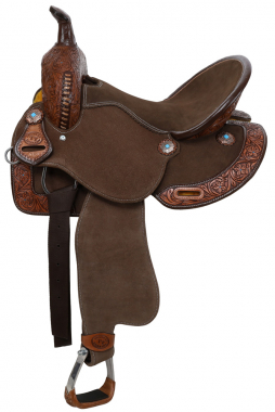Double T Kassidy Spinal Relief Barrel Style Saddle: Chicks