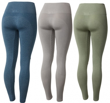 Horze Naomi Womens Sporty Seamless Full Seat Tights: Chicks
