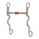 Weaver Pro Series Long 8-1/4 in Shank Cheek Brushed Stainless Sweet Iron Copper Roller - 5 inch