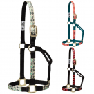 Weaver Patterned Non-Adjustable Nylon Halter