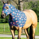 Weaver EquiSkinz Lycra Hood - Floral Watercolor