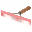 Weaver Plastic Skip Tooth Comb with Wood Handle
